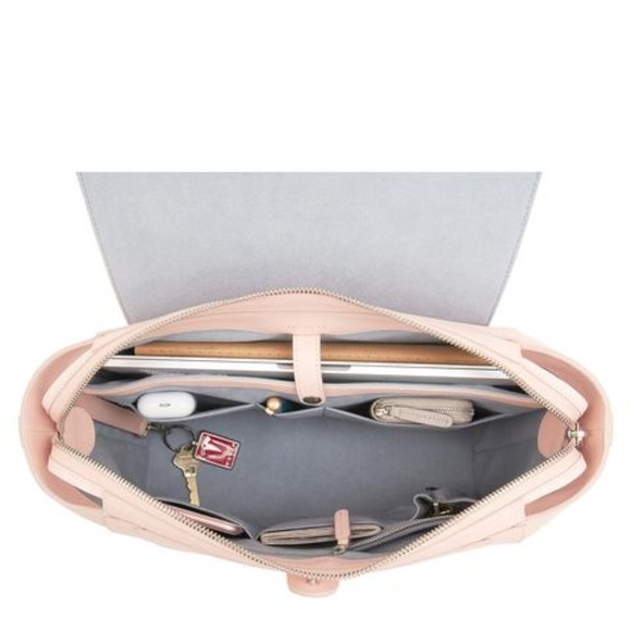 Senreve Pink Leather Backpack - Picture 8 of 8